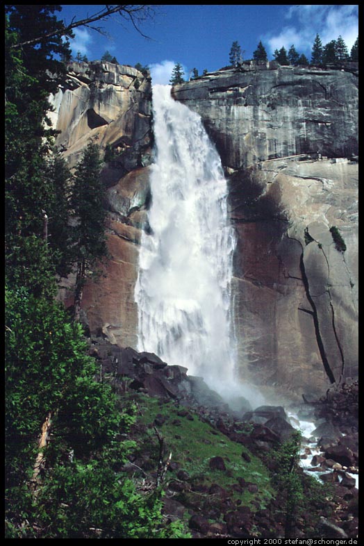 Nevada Falls. Yosemite, CA, Aug 2000